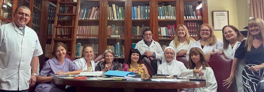 Foto del Comité de Bioética del Hospital General de Agudos Donación Francisco Santojanni.