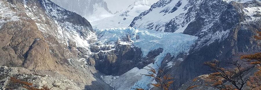 Glaciar Piedras Blancas - Santa Cruz. Foto: Dra. Laura Zalazar
